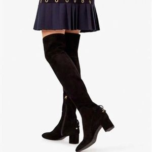 BNIB Tory Burch Laila 45 MM Over-the-knee Boot in stretch suede